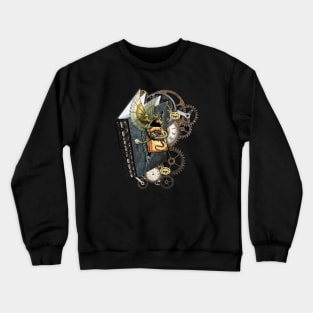 Steampunk dragon journal Crewneck Sweatshirt